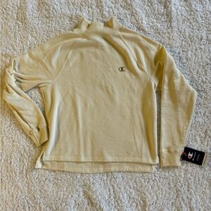 Champion Cream Long Sleeve Sweatshirt